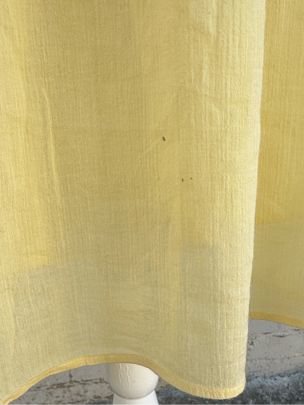ModCloth Smocked Tie-Shoulder Midi Dress Yellow Size S - Picture 12 of 12